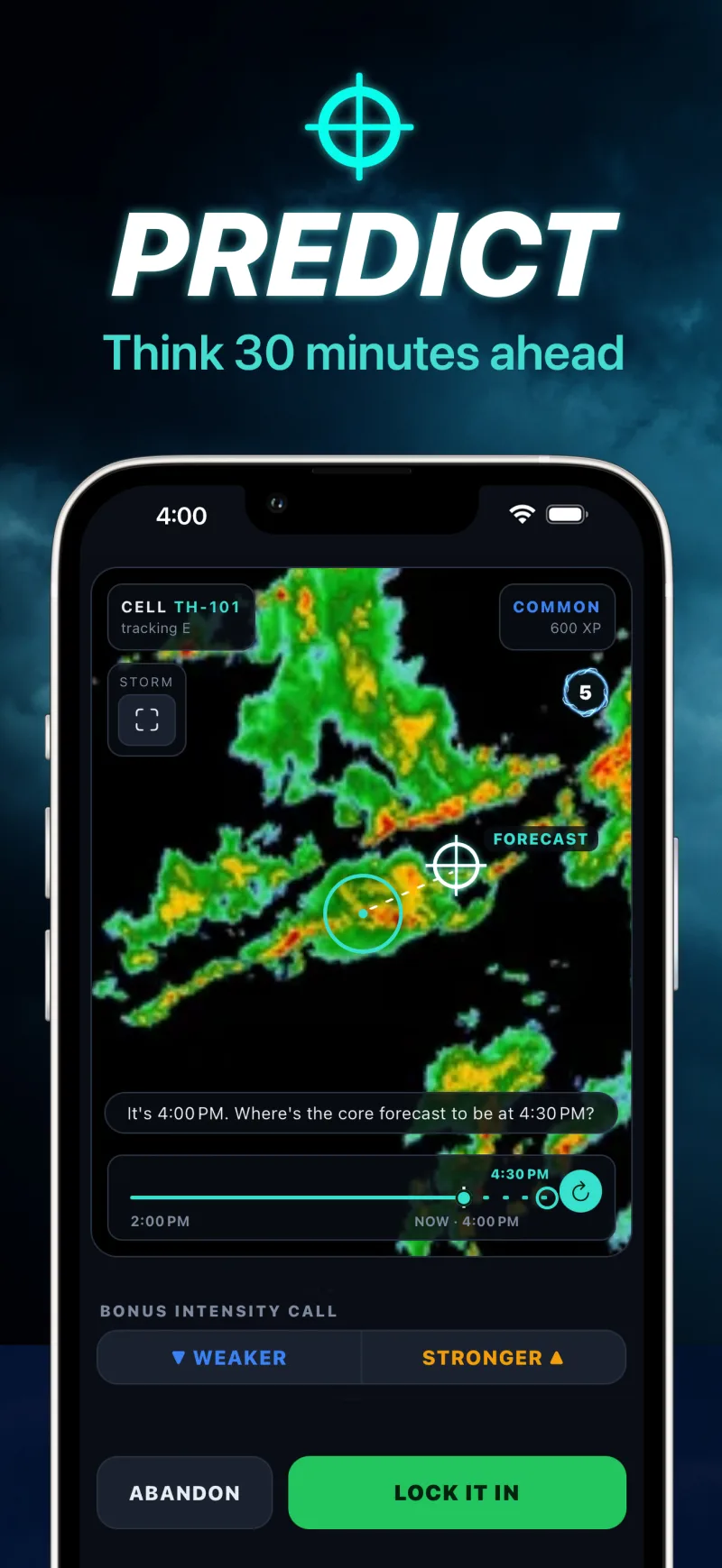 Predict where a storm heads next