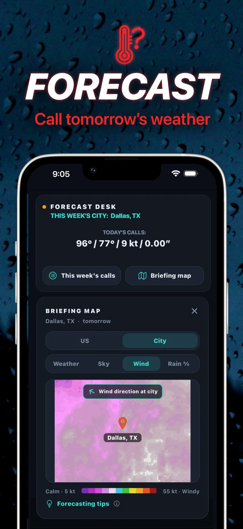 Forecast a real city and top the leaderboard